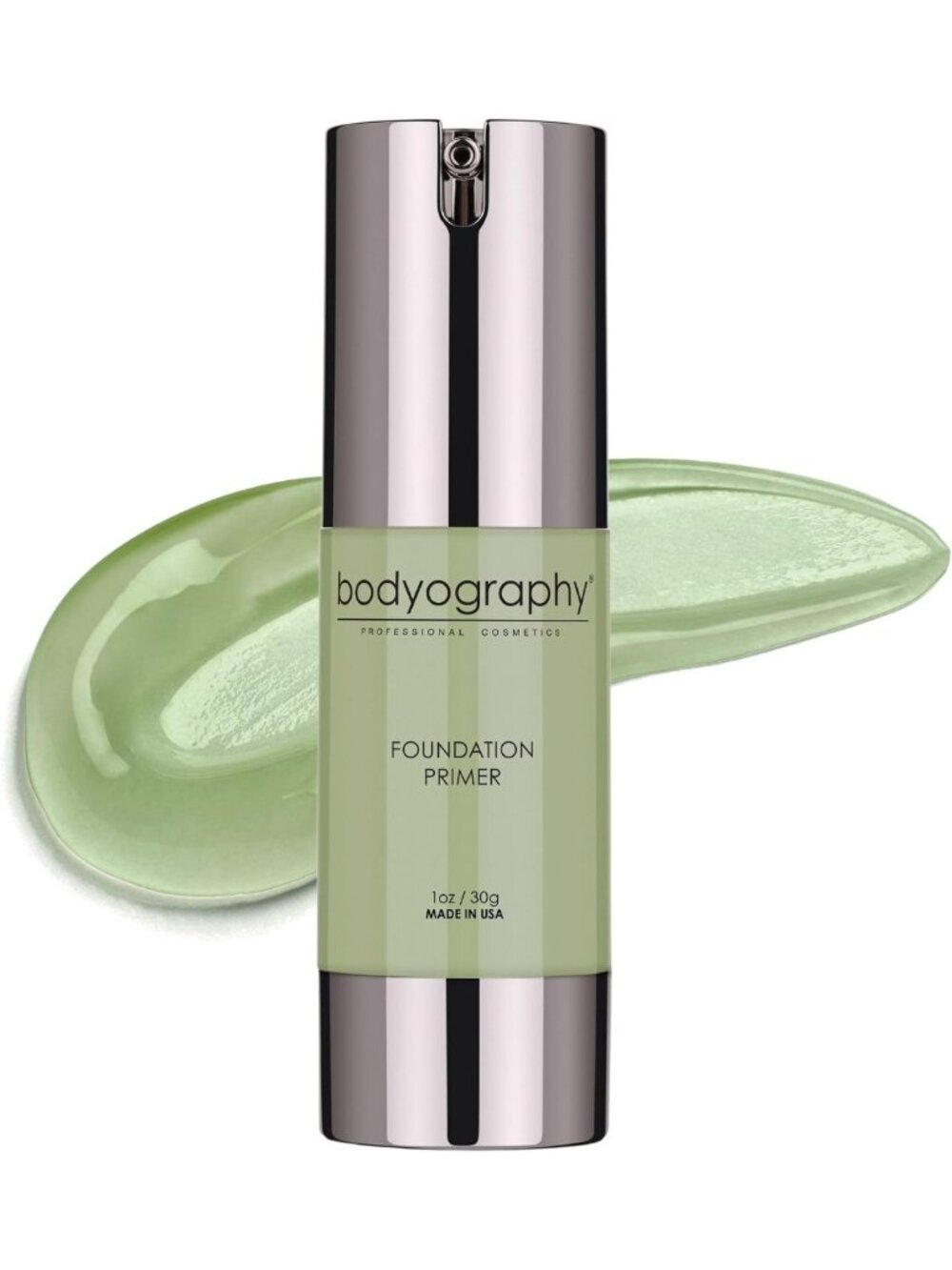Green Foundation Primer for Flawless Skin, 1 oz - Smooths & Preps Makeup